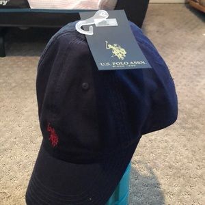 U.S. Polo baseball cap hat. New With Tags.Navy/Red